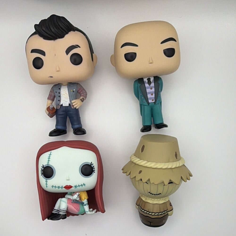 Funko Pop! Vinyl Lot of 4 Sally & Scarecrow Multicolor Vinyl Figures